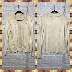 💙BHS Cream Button-up cardigan Women's Size 10